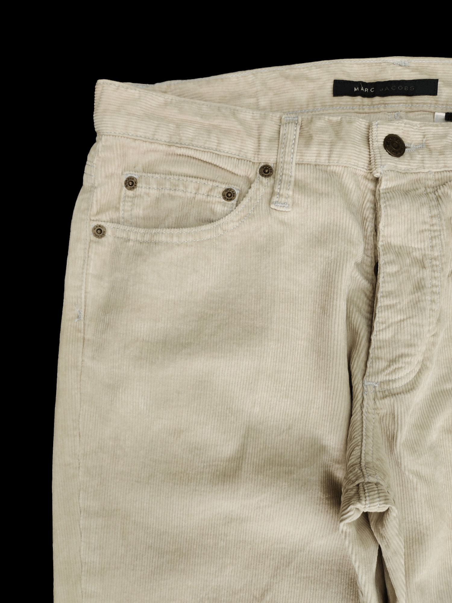 Marc Jacobs 1990s Marc Jacobs Double Knee Patchwork Corduroy Denim Pants Size US 30 / EU 46 - 4 Thumbnail
