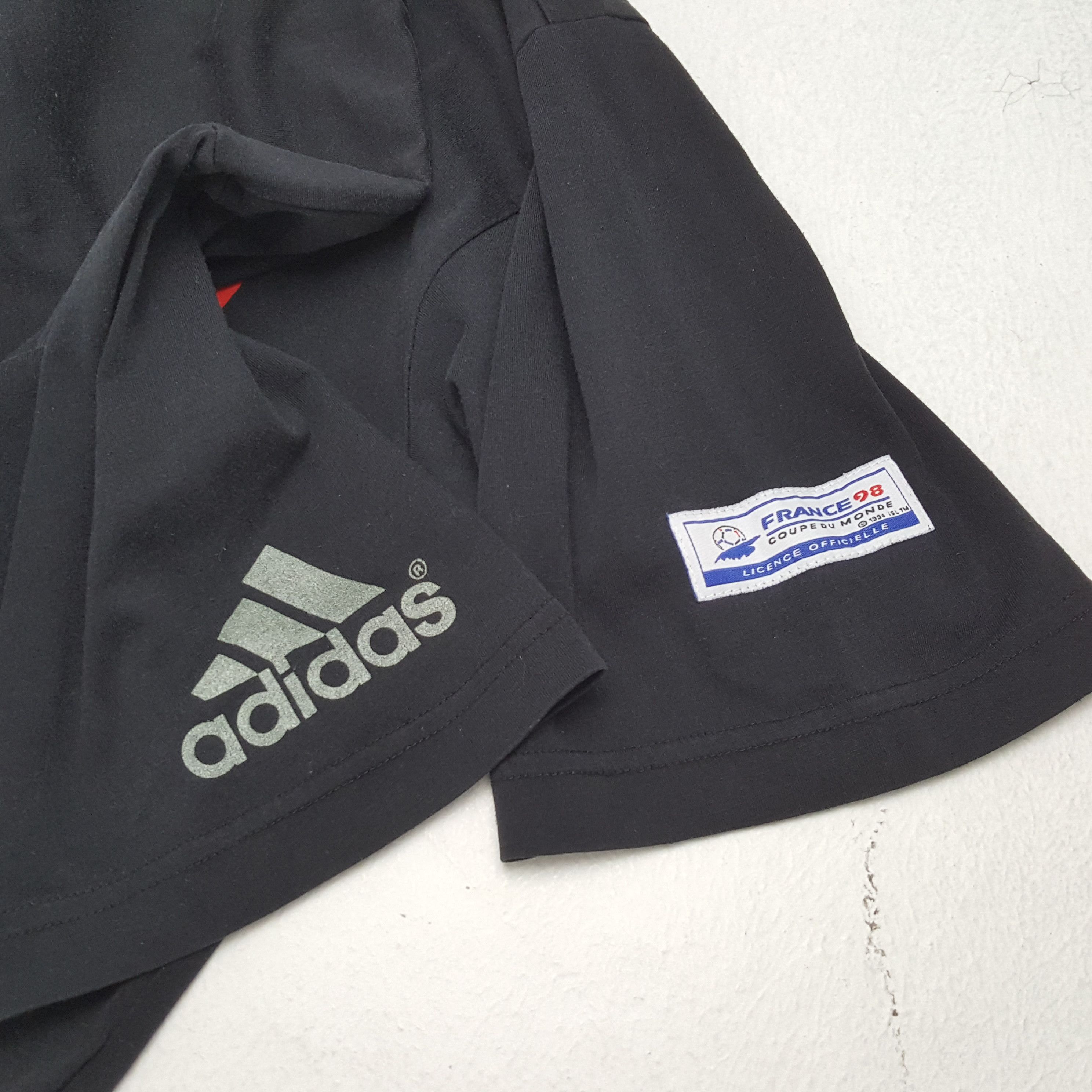 ADIDAS FRANCE 98 Football Soccer Sports Tshirt