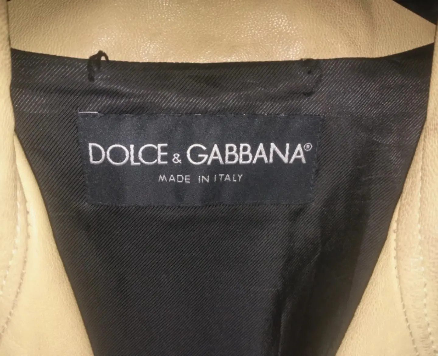 Dolce & Gabbana Dolce Gabbana Leather Jacket Size US M / EU 48-50 / 2 - 4 Thumbnail