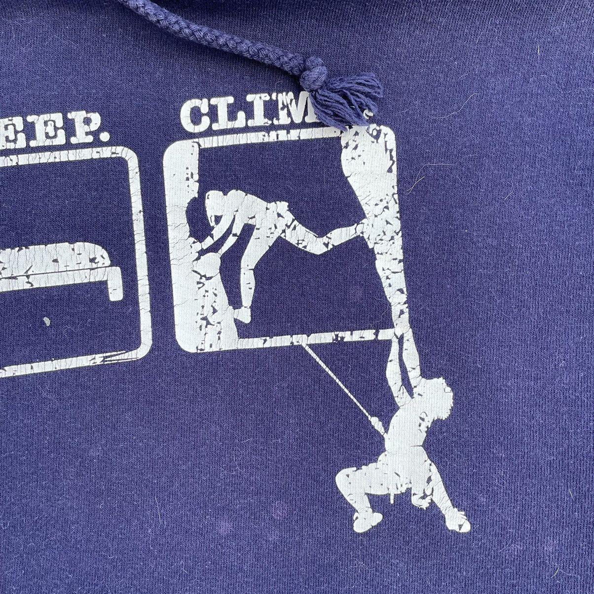 Vintage Vintage Hoodie Big Logo Eat Sleep Climb Y2K Style USA Sport Size US M / EU 48-50 / 2 - 9 Thumbnail