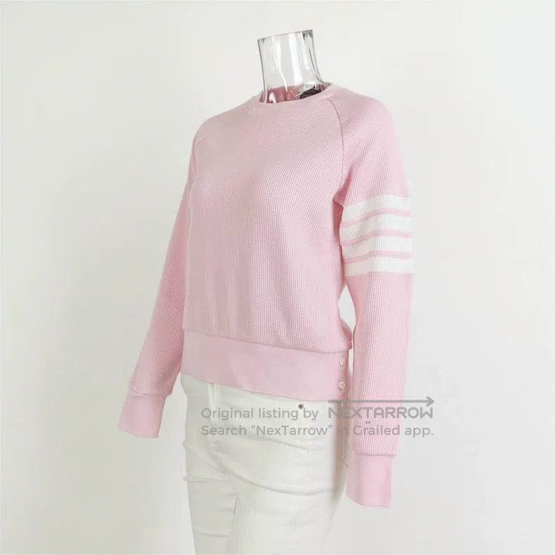 Thom Browne Thom Browne Cotton striped sweatshirt Size S / US 4 / IT 40 - 2 Thumbnail