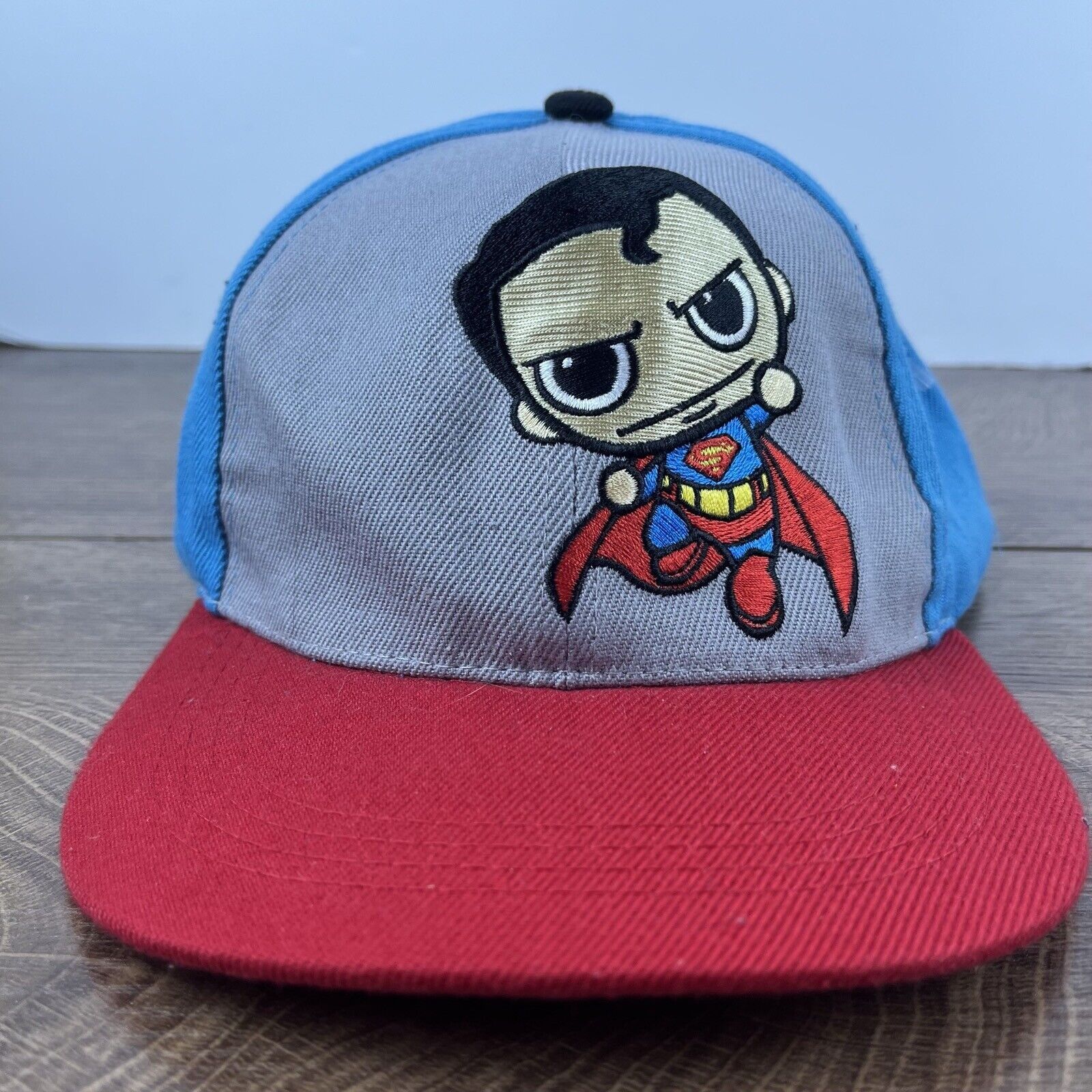 Other Baby Superman Hat Gray Cap Superman Adjustable Hat Gray Adul Size ONE SIZE - 2 Thumbnail