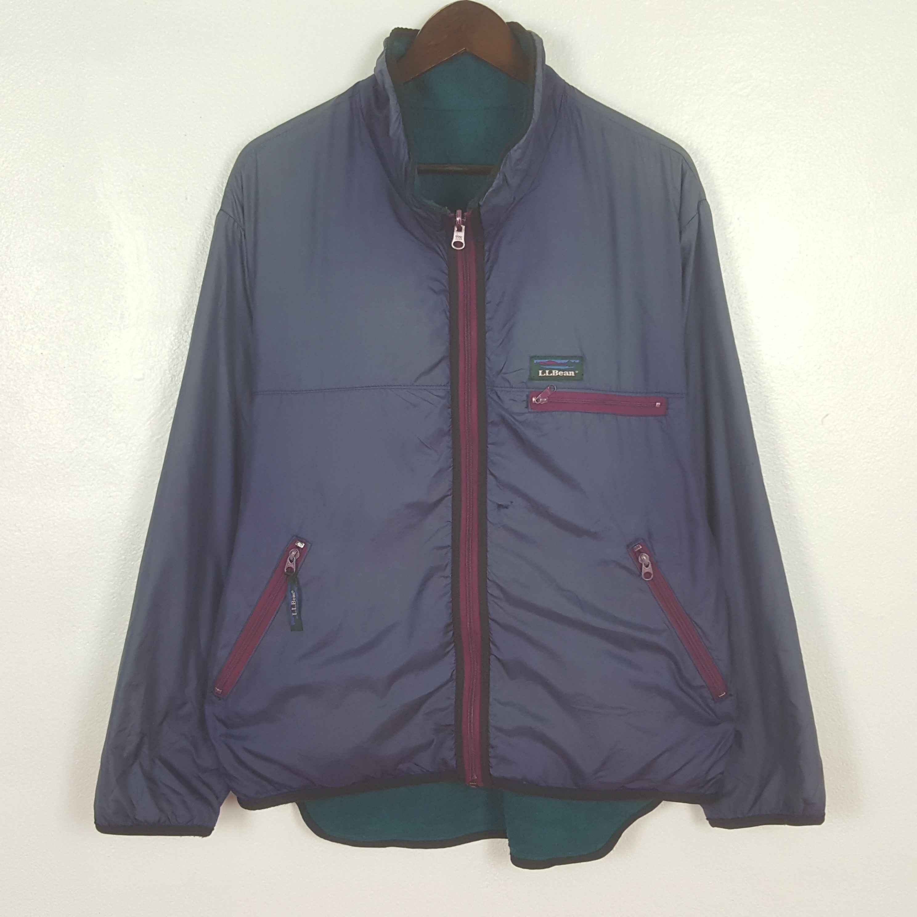 L.L. Bean Vintage LL. Bean Reversible Zipper Jacket Size US L / EU 52-54 / 3 - 1 Thumbnail