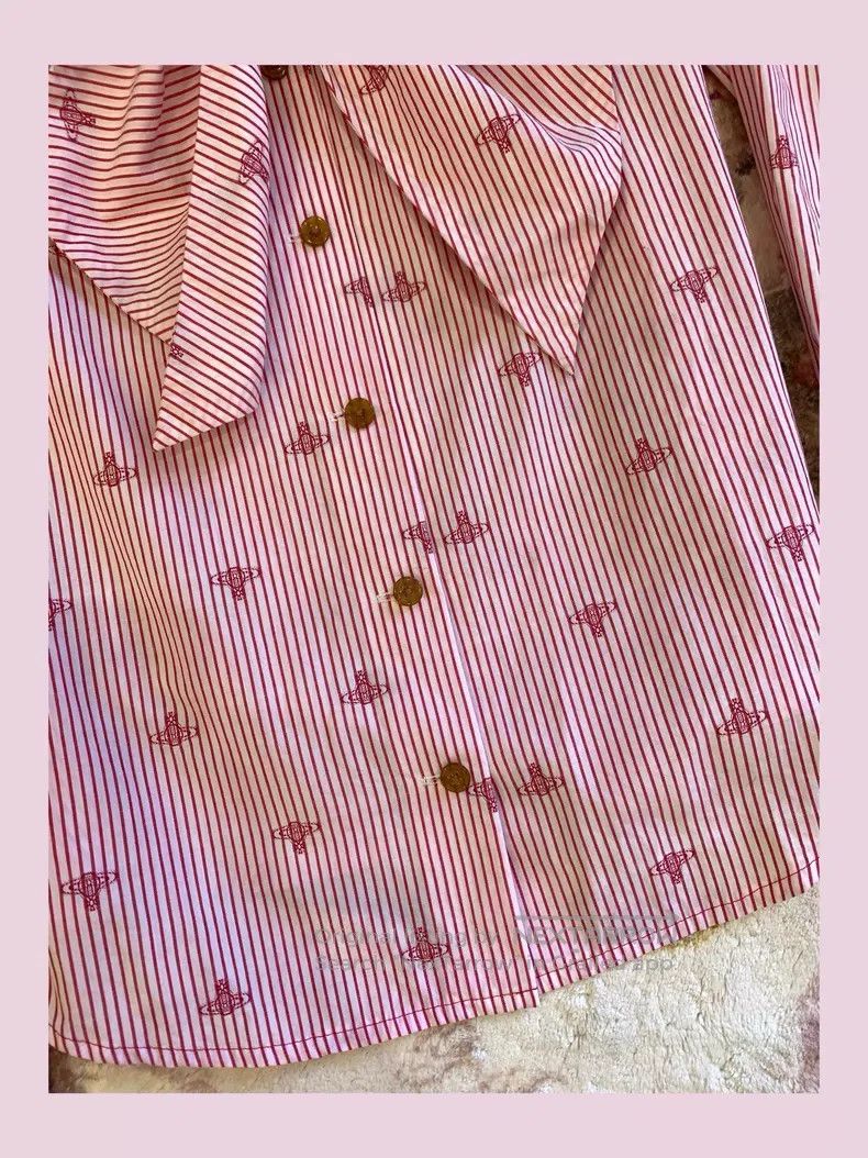 Vivienne Westwood Vivienne Westwood Bow Long Sleeve Shirt Size L / US 10 / IT 46 - 7 Thumbnail