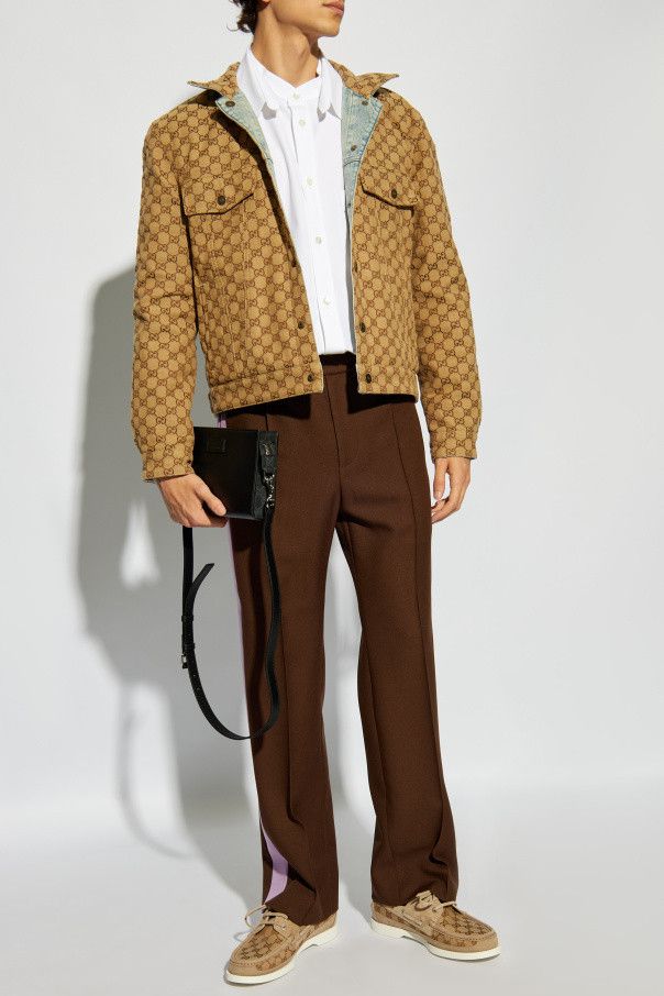 Gucci o1loc1c0925 787221 Fluid Drill Pant in Brown Size US 32 / EU 48 - 2 Thumbnail