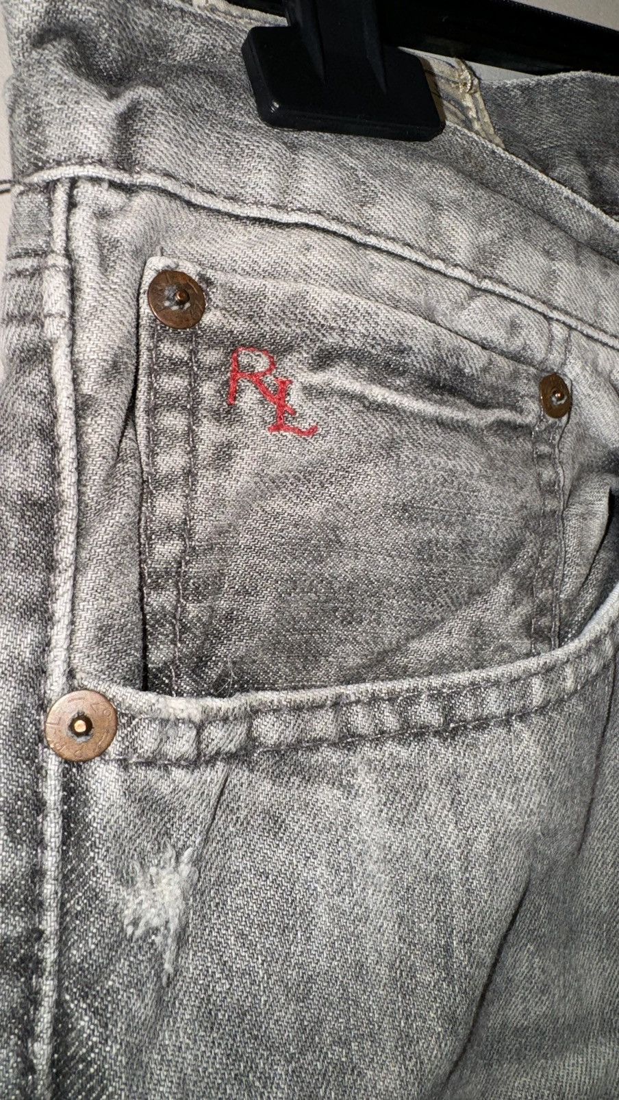 Polo Ralph Lauren Polo Ralph Lauren gray jeans denim 36x34 rare vintage Size US 36 / EU 52 - 3 Thumbnail