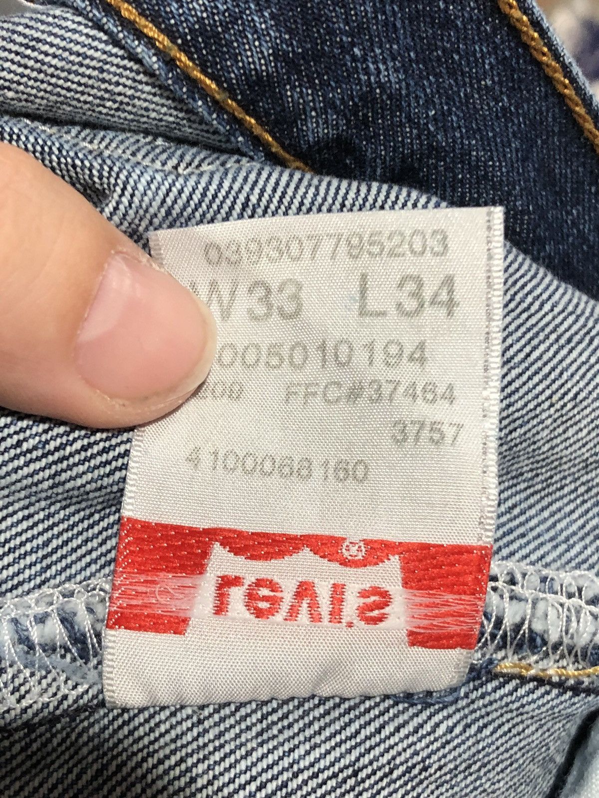 Levi's × Levi's Vintage Clothing × Vintage Y2K Levi’s 501 XX Jeans Size US 33 - 8 Thumbnail