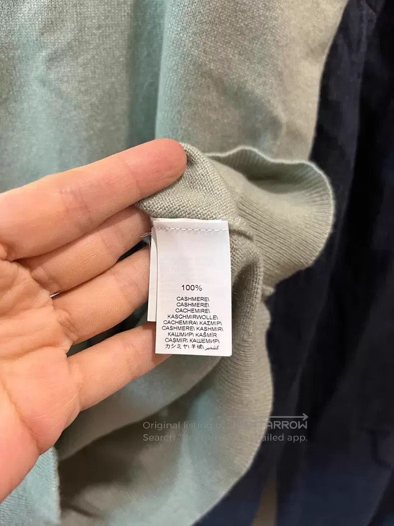 Brunello Cucinelli Brunello Cucinelli Avocado Cashmere Studded Short Sleeve Size XS / US 0-2 / IT 36-38 - 6 Thumbnail