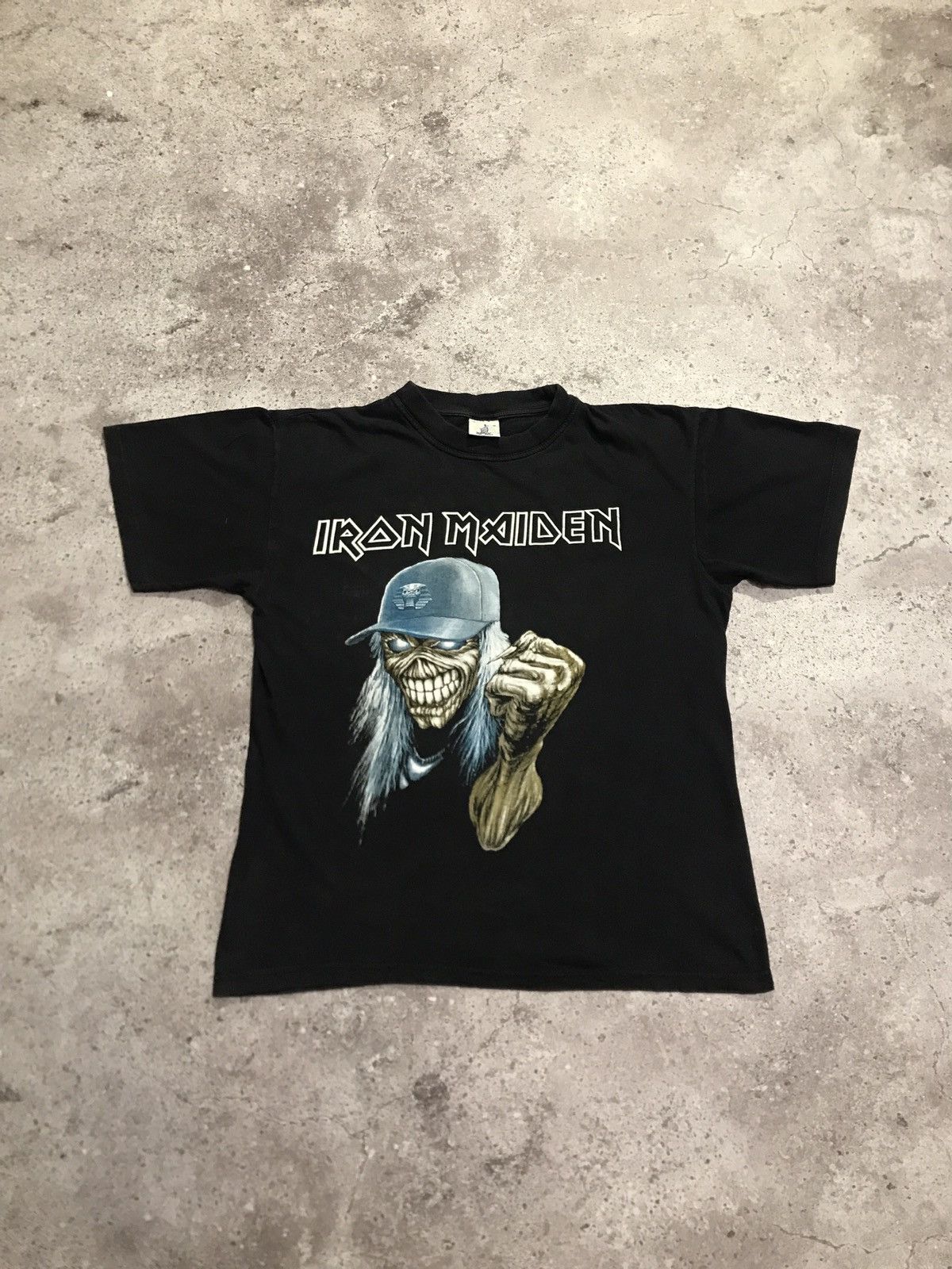 Band Tees Vintage T-Shirt Iron Maiden Big Print Black S Size US S / EU 44-46 / 1 - 4 Thumbnail