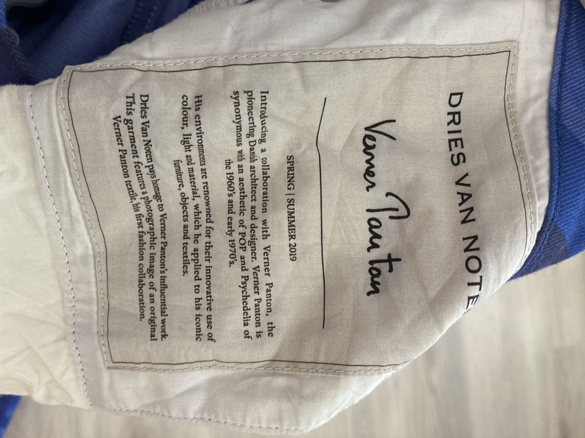 Dries Van Noten Dries Van Noten x Verner Panton SS19 Blue Wave Jeans Size US 30 / EU 46 - 3 Thumbnail