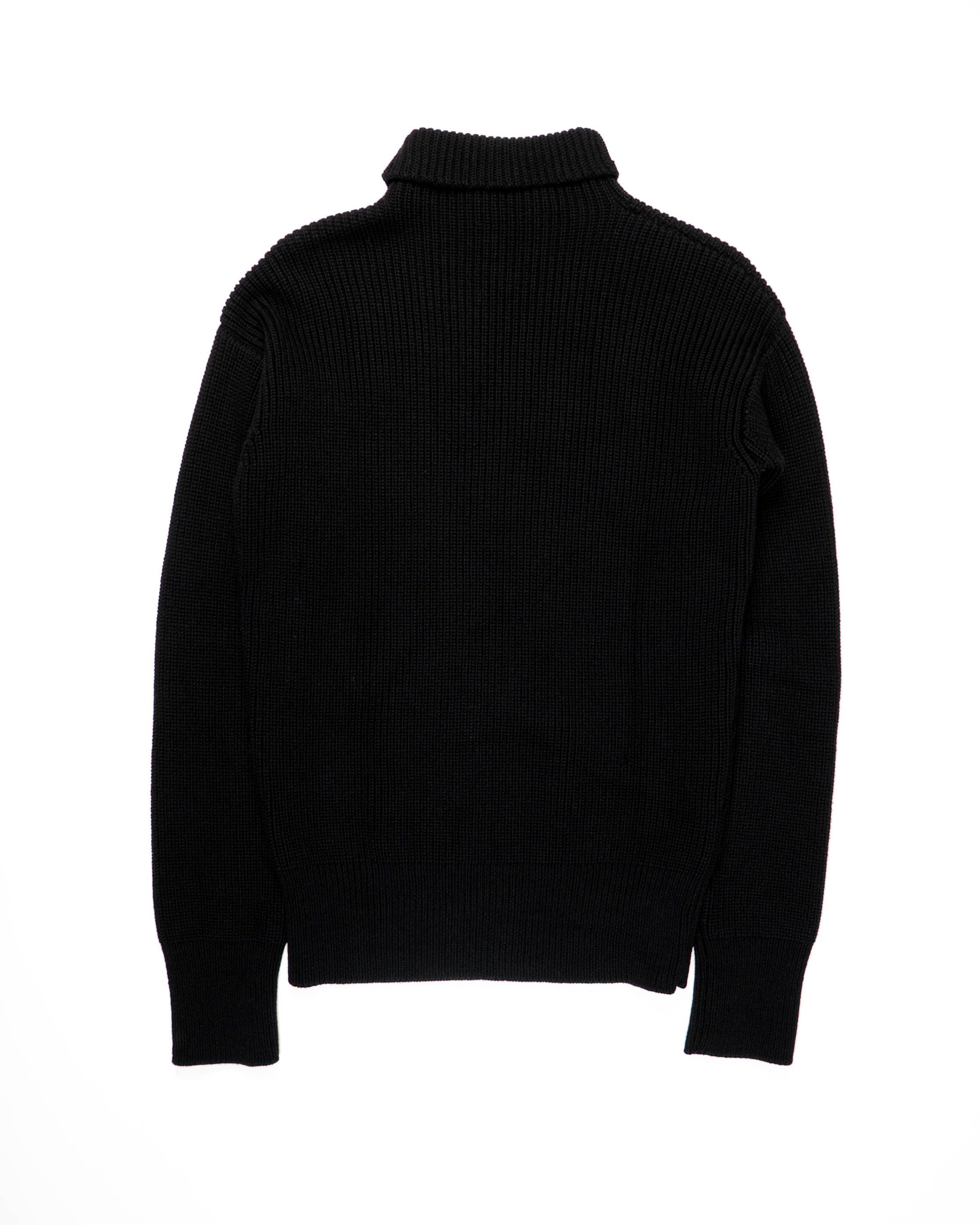 Gucci Tom Ford Era Chunky Knit Turtle Neck in Black Wool Size US M / EU 48-50 / 2 - 7 Thumbnail