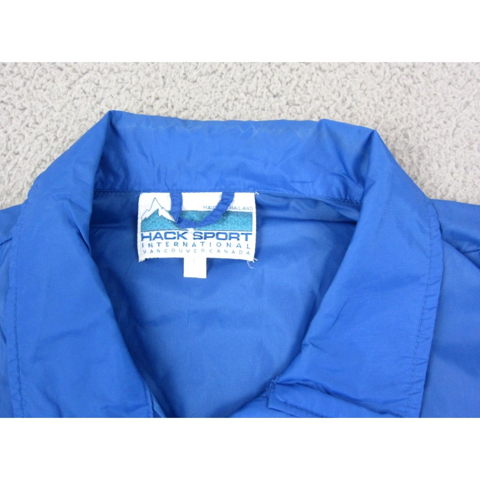 Vintage VINTAGE Knights of Columbus Jacket Mens Large Blue Windbreaker Zip Up 90s Hack Sports Logo Size US L / EU 52-54 / 3 - 4 Thumbnail