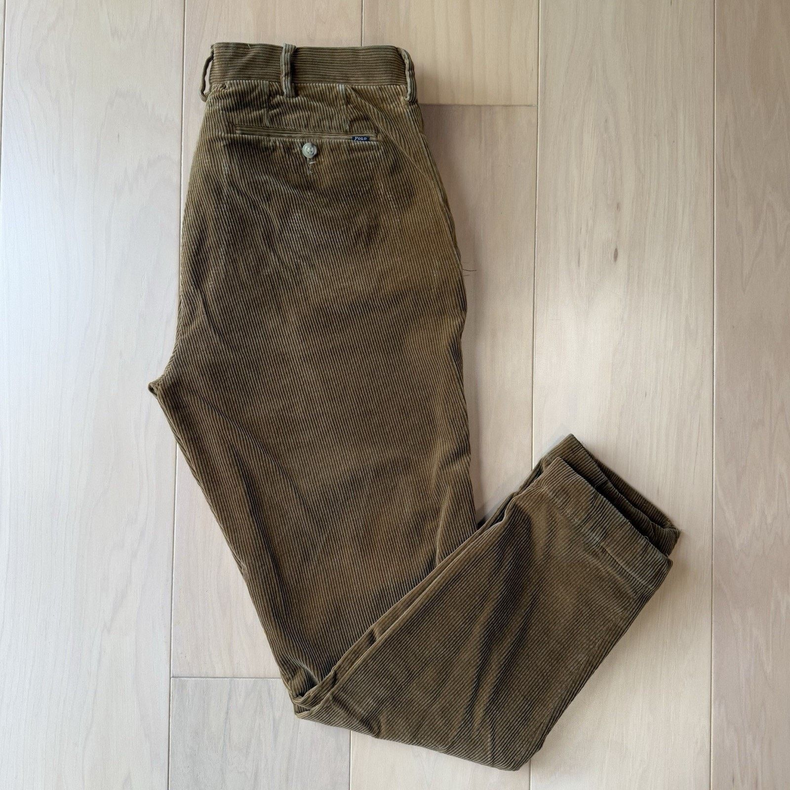 Polo Ralph Lauren Polo Ralph Lauren Corduroy Pants 32 Brown Casual Workwear Size US 32 / EU 48 - 2 Thumbnail