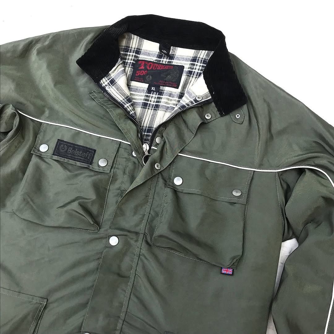 Belstaff × GOREWEAR Vintage BELSTAFF TOURMASTER 500 Man Khaki Green belfast Shel Size US XL / EU 56 / 4 - 2 Thumbnail