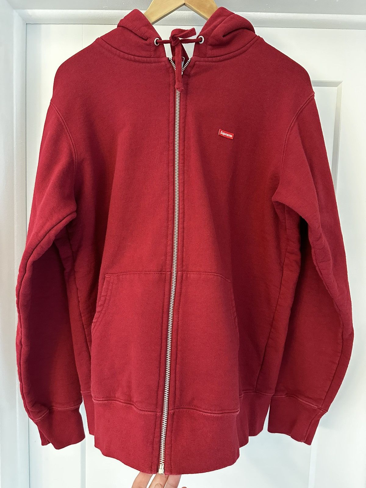 Supreme Small Box Logo Zip Up Hoodie | Grailed