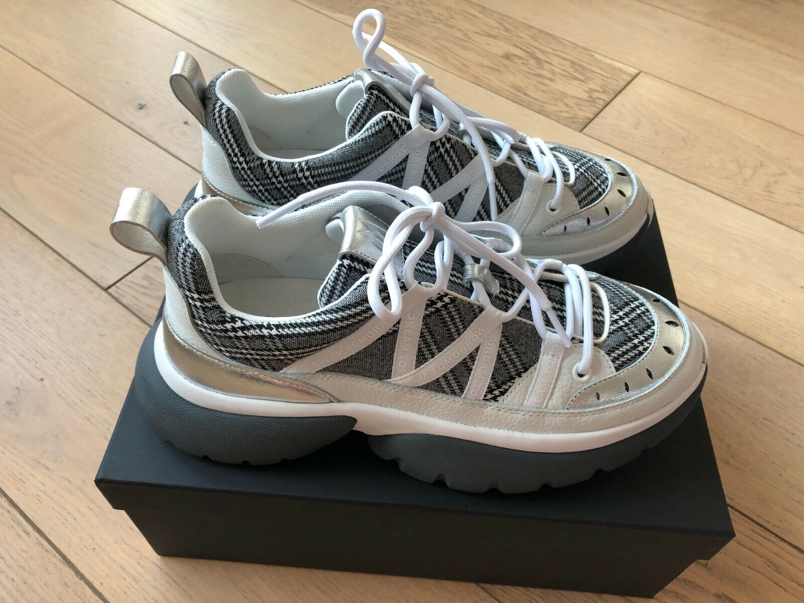 Maje MAJE leather and textile sneakers Size US 11 / IT 41 - 8 Thumbnail