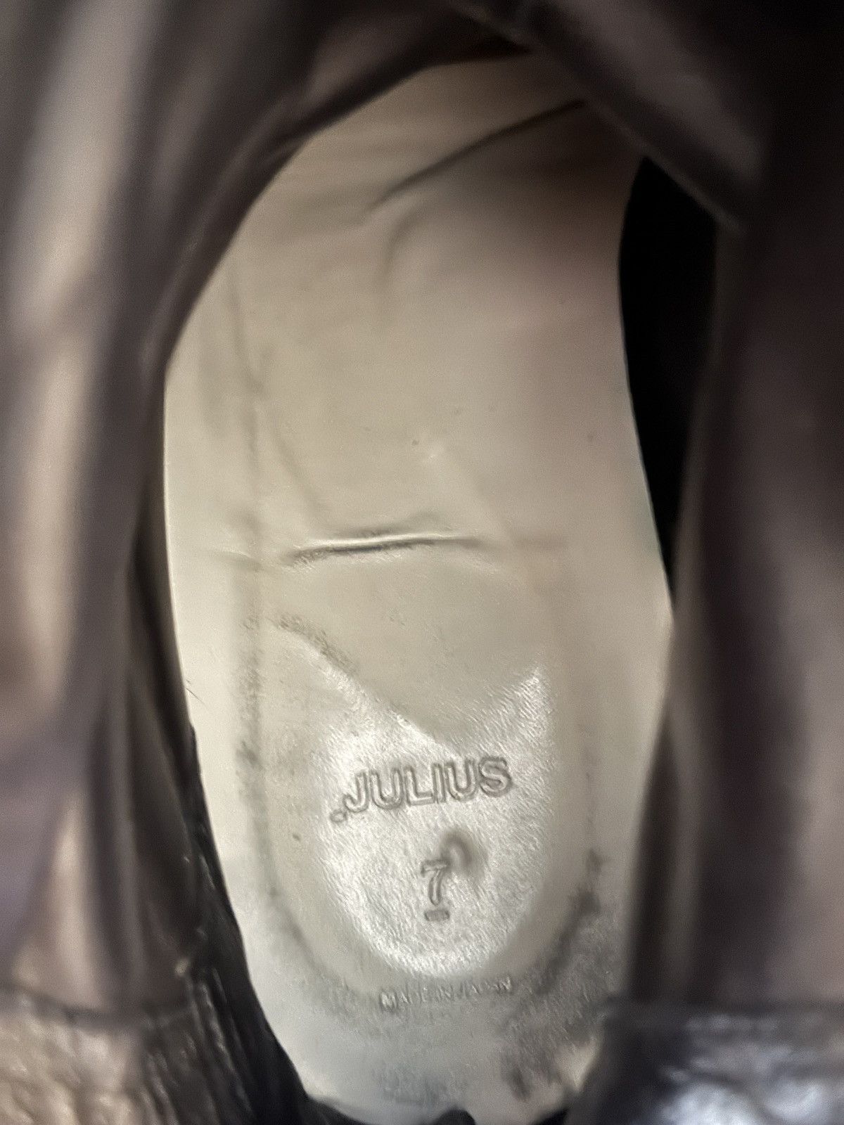 Julius Julius AW15 Tall Leather Creeper Boots Size US 11.5 / EU 44-45 - 8 Thumbnail