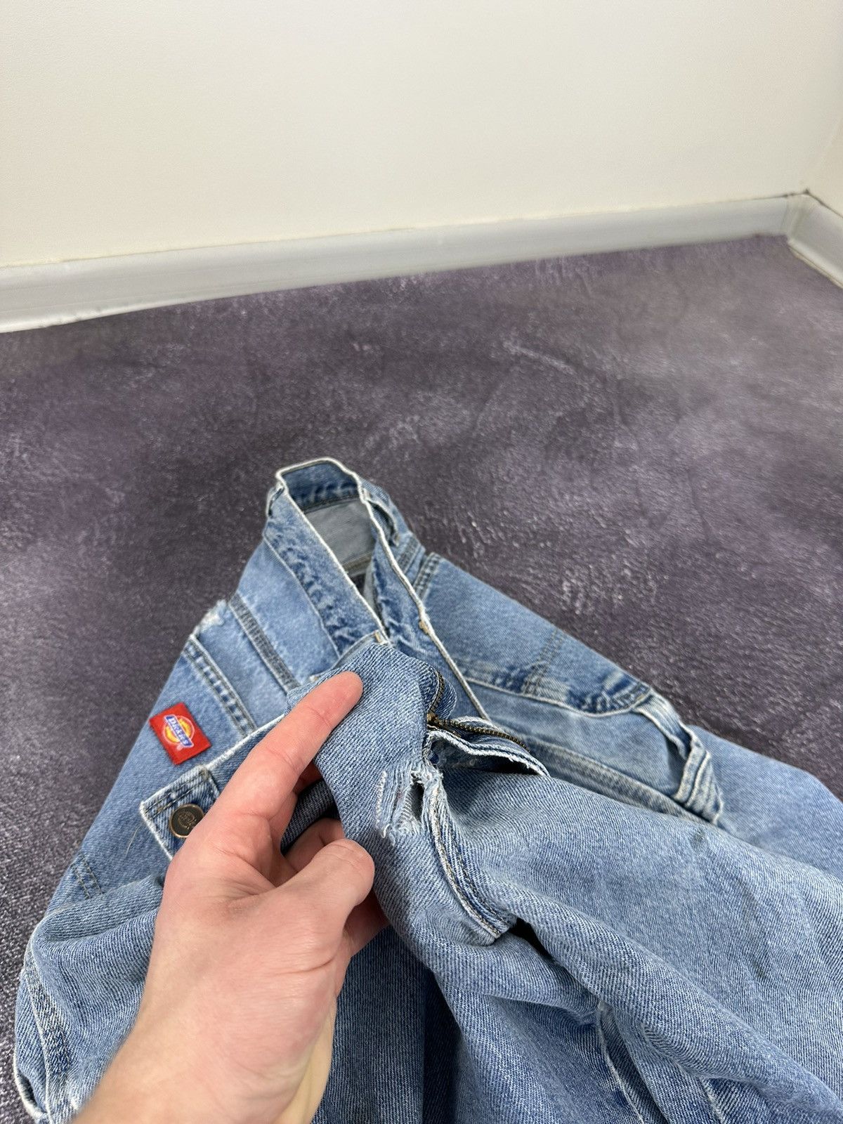 Dickies Vintage Dickies Light Blue Carpenter USA Opium Work Pants Size US 38 / EU 54 - 19 Thumbnail