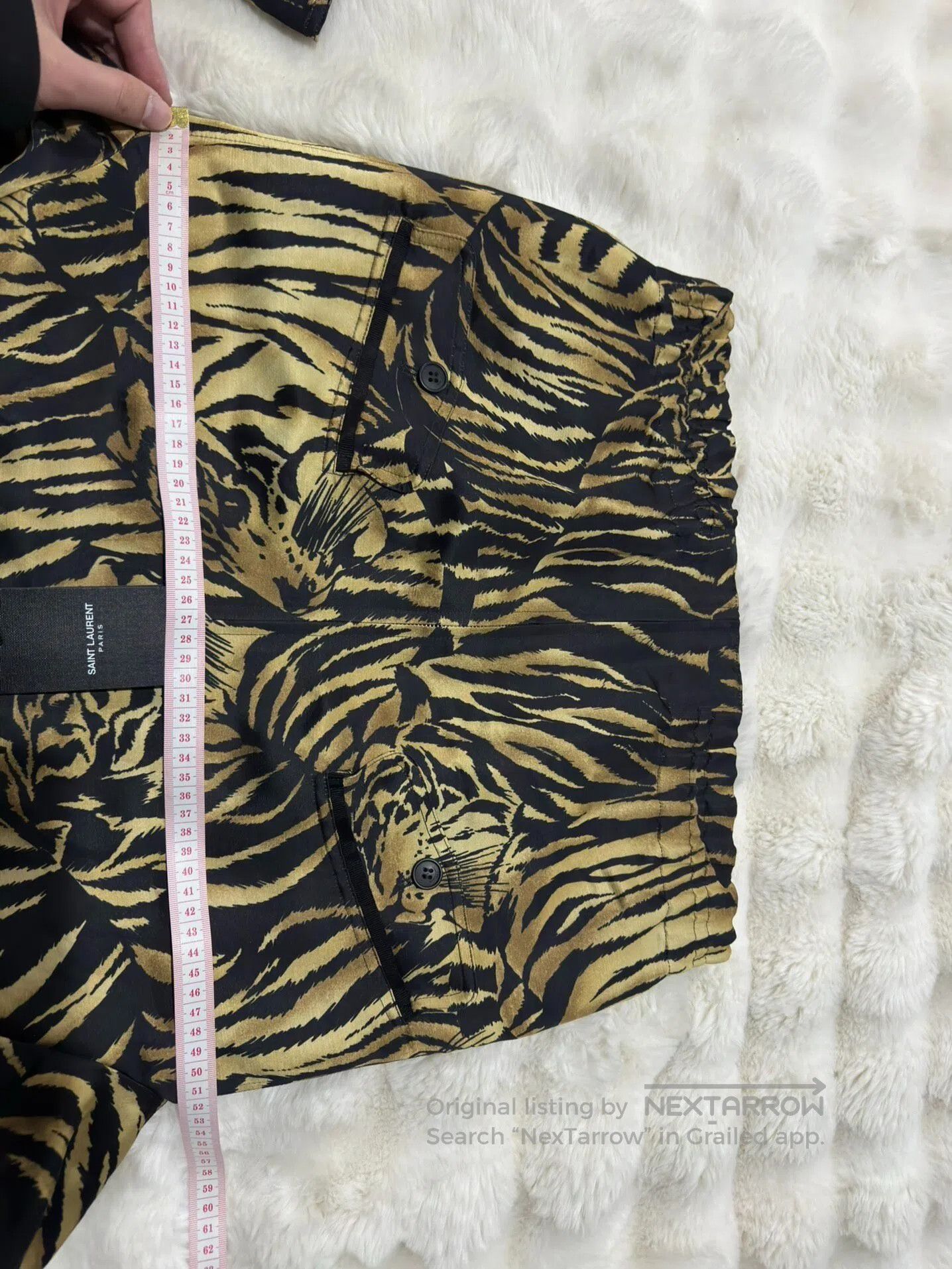 Saint Laurent Paris Saint Laurent Paris Tiger-Print Jacket| Size US S / EU 44-46 / 1 - 5 Thumbnail