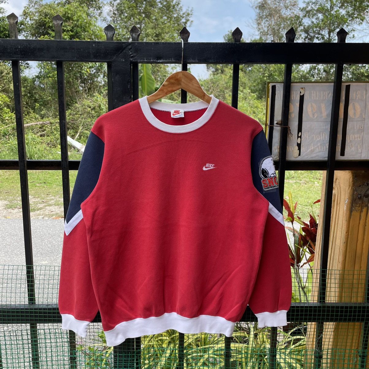 Nike 🔥Vintage 90s Nike Basketball X Snoopy Tricolour Sweatshirts Size US M / EU 48-50 / 2 - 4 Thumbnail
