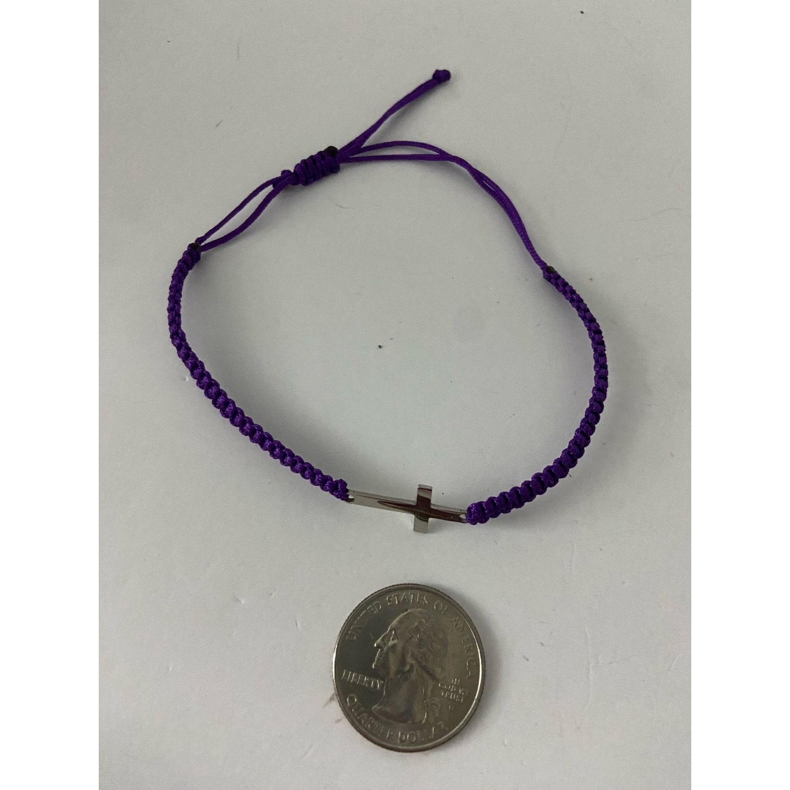 Other Purple cord cross bracelet Size ONE SIZE - 3 Thumbnail