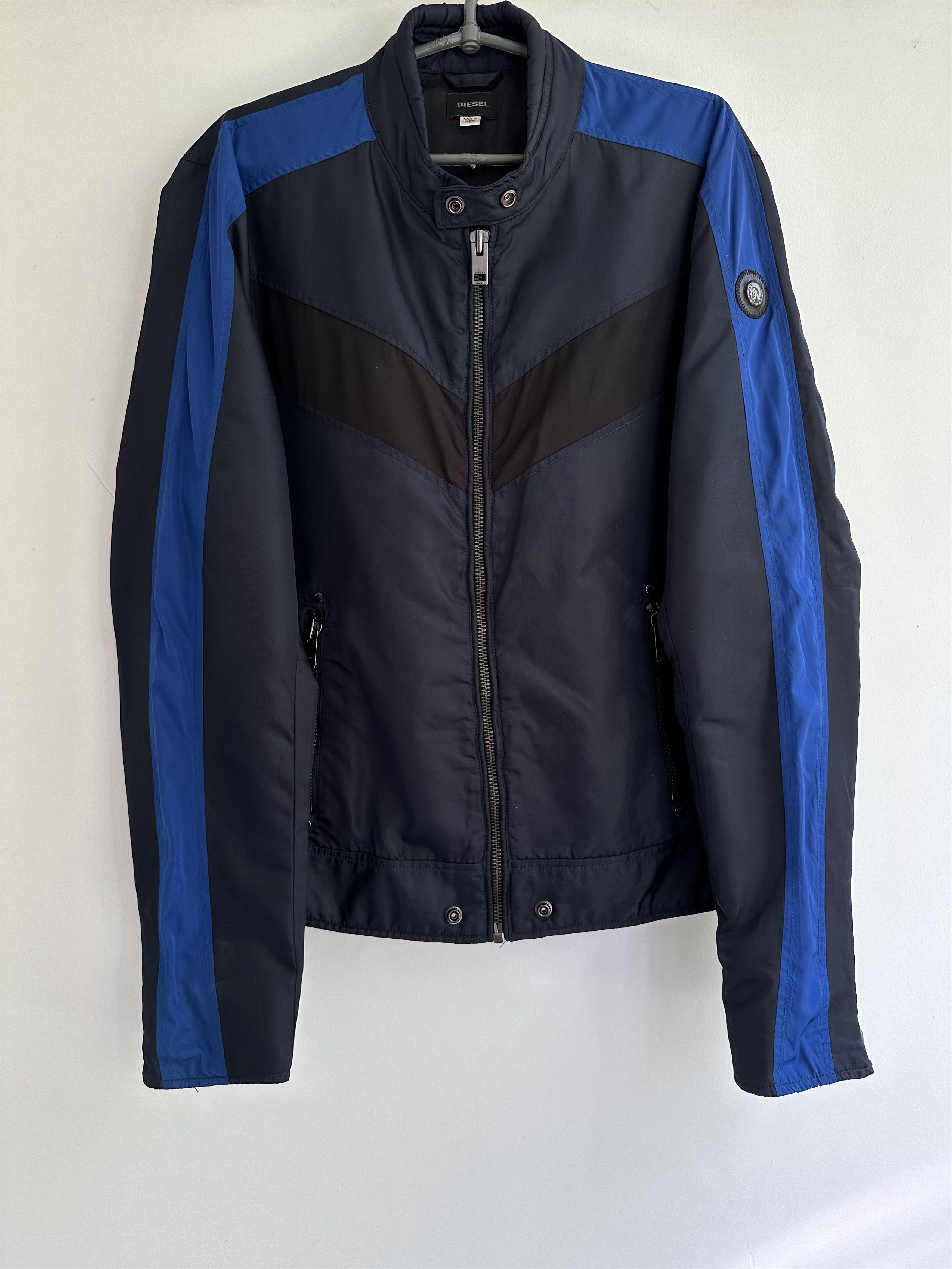 Image of Diesel Jacket in Black/Blue, Men's (Size XL)