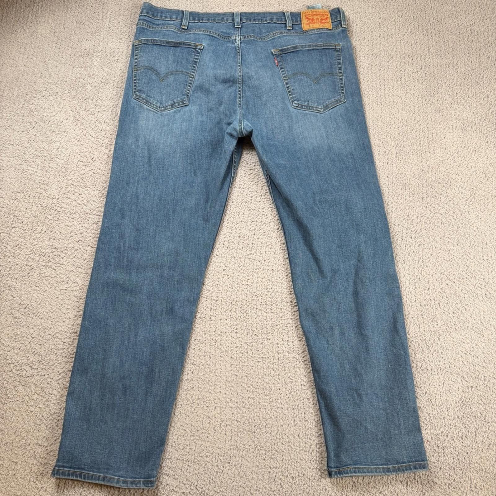 Levi's Levis 502 Regular Taper Mens Jeans 42x32 Medium Blue Size US 42 / EU 58 - 2 Thumbnail