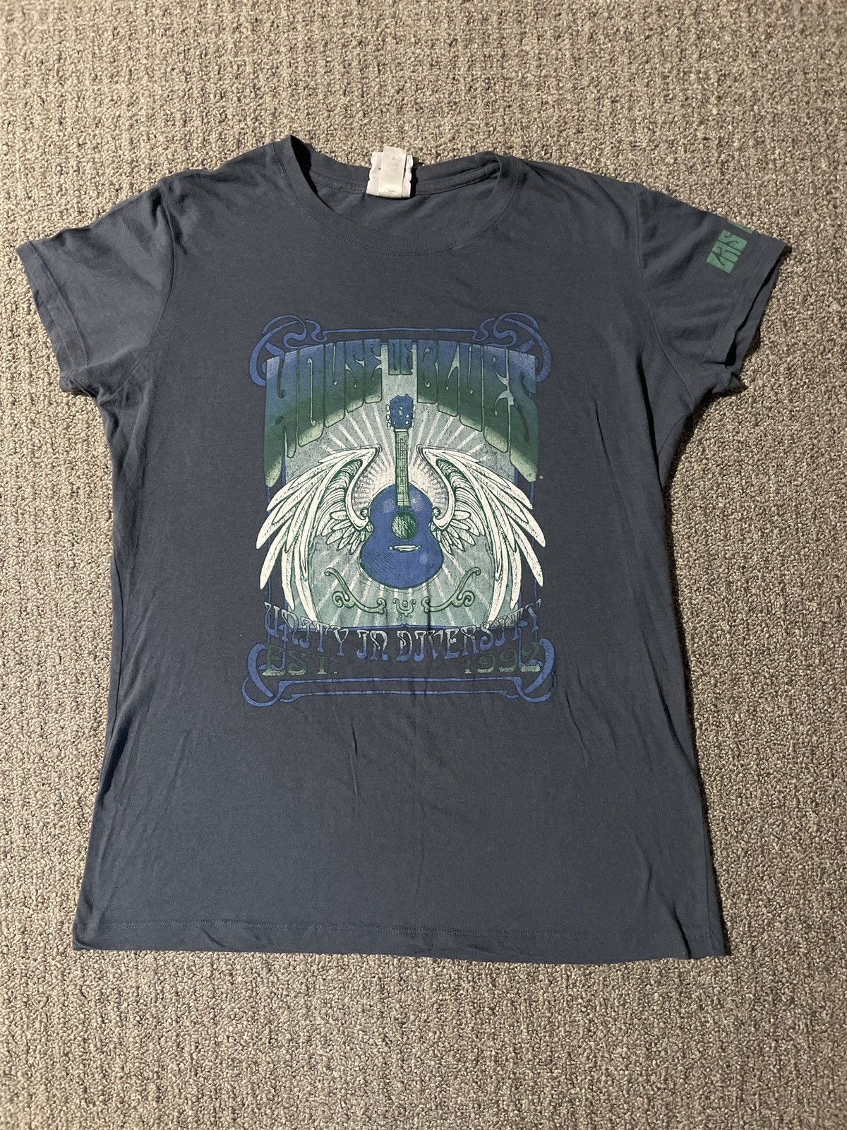 Vintage 90s Devil Fishing House of Blues New Orleans T-shirt 