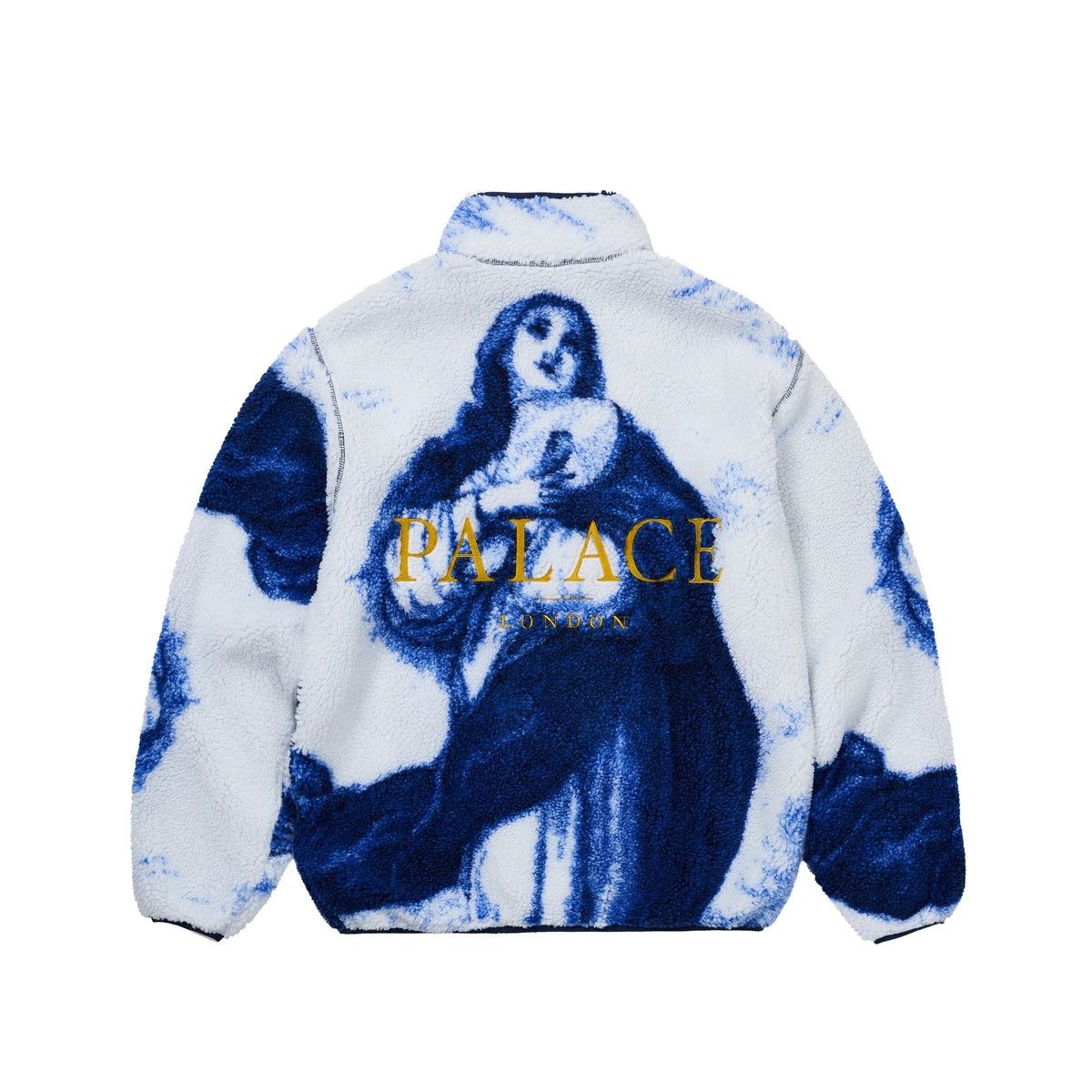 Palace Palace Holy Grail Funnel Fleece Jacket White Size US XL / EU 56 / 4 - 2 Thumbnail