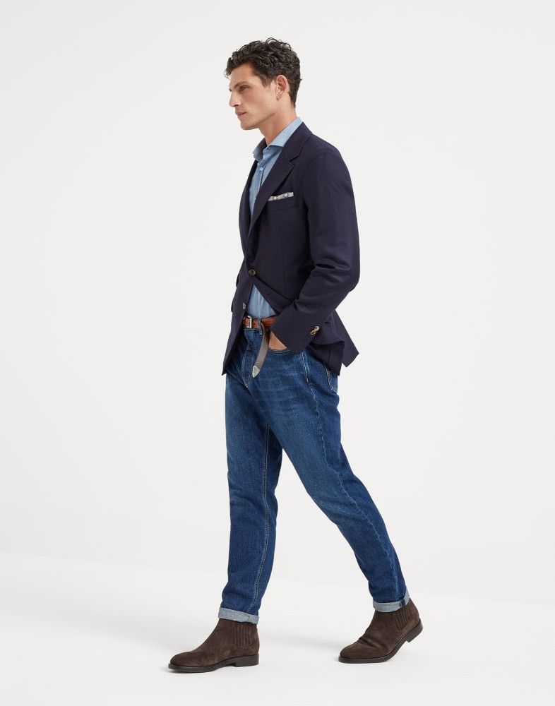 Brunello Cucinelli o1w1db10825 Shirt in Blue Size US S / EU 44-46 / 1 - 5 Thumbnail