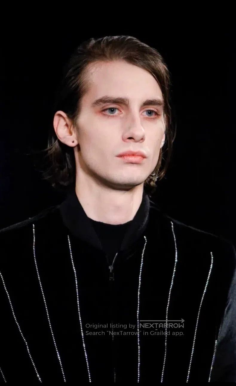 Saint Laurent Paris Saint Laurent Paris Rayon Crystal Studs Baseball Jacket Size US S / EU 44-46 / 1 - 7 Thumbnail