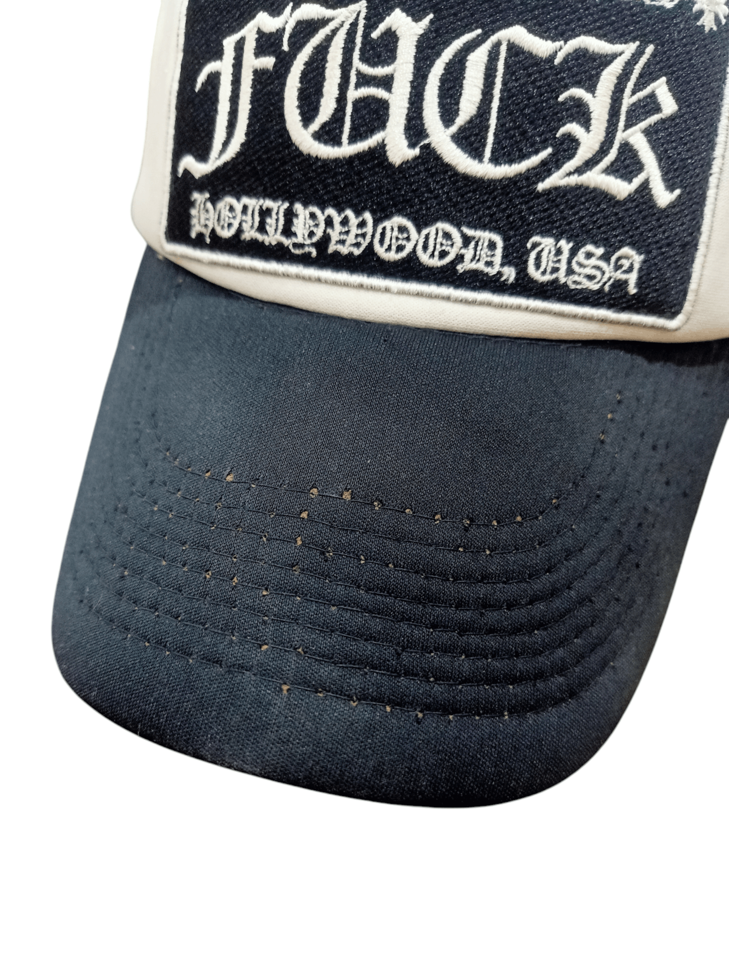 Chrome Hearts × Otto × Vintage Chrome Hearts F*ck Hollywood Trucker Hats Size ONE SIZE - 5 Thumbnail