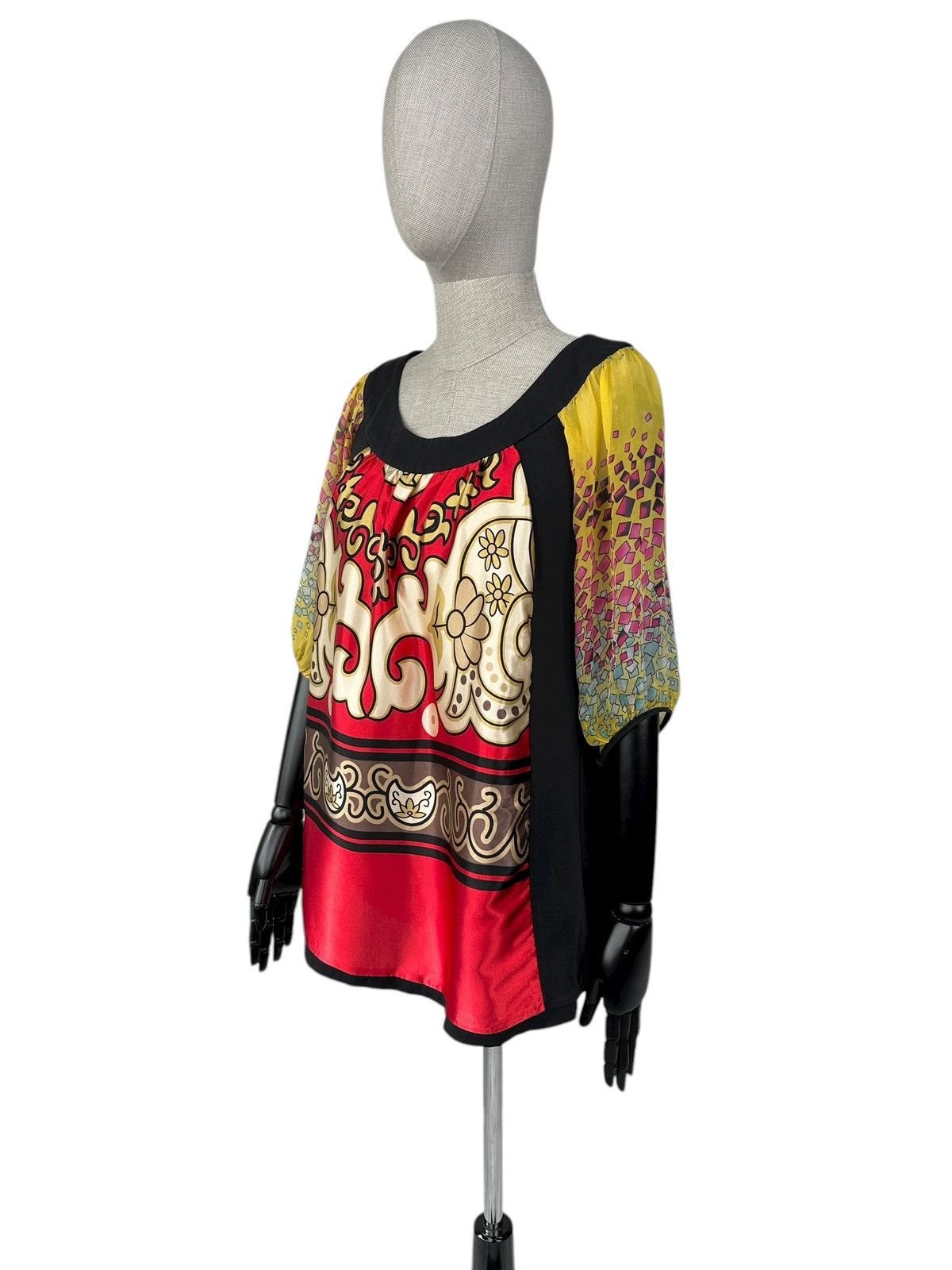 Stella McCartney Stella McCartney 100% Silk Multicolor Blouse Shirt Size M / US 6-8 / IT 42-44 - 3 Thumbnail