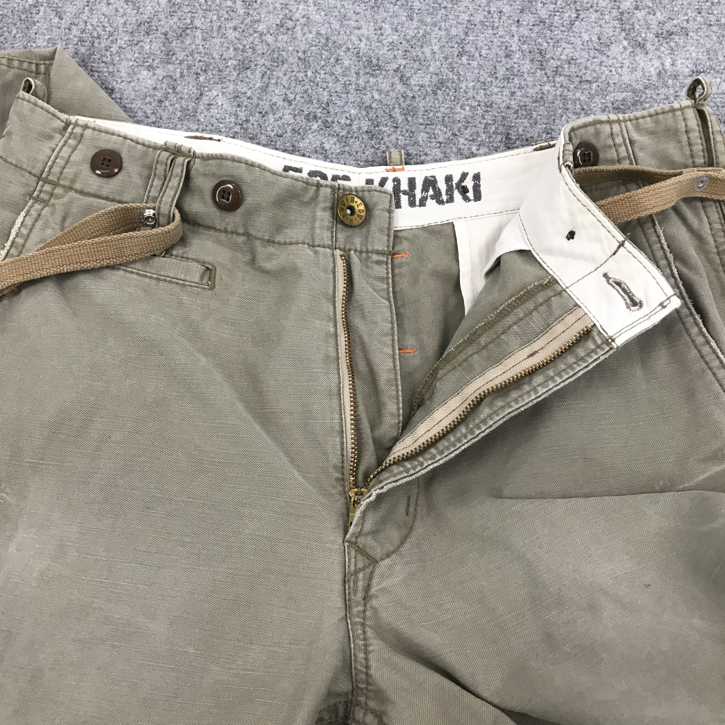 Edwin × Japanese Brand FLARE EDWIN 505 KHAKI BOOTCUT DESIGN PANTS Size US 32 / EU 48 - 7 Thumbnail