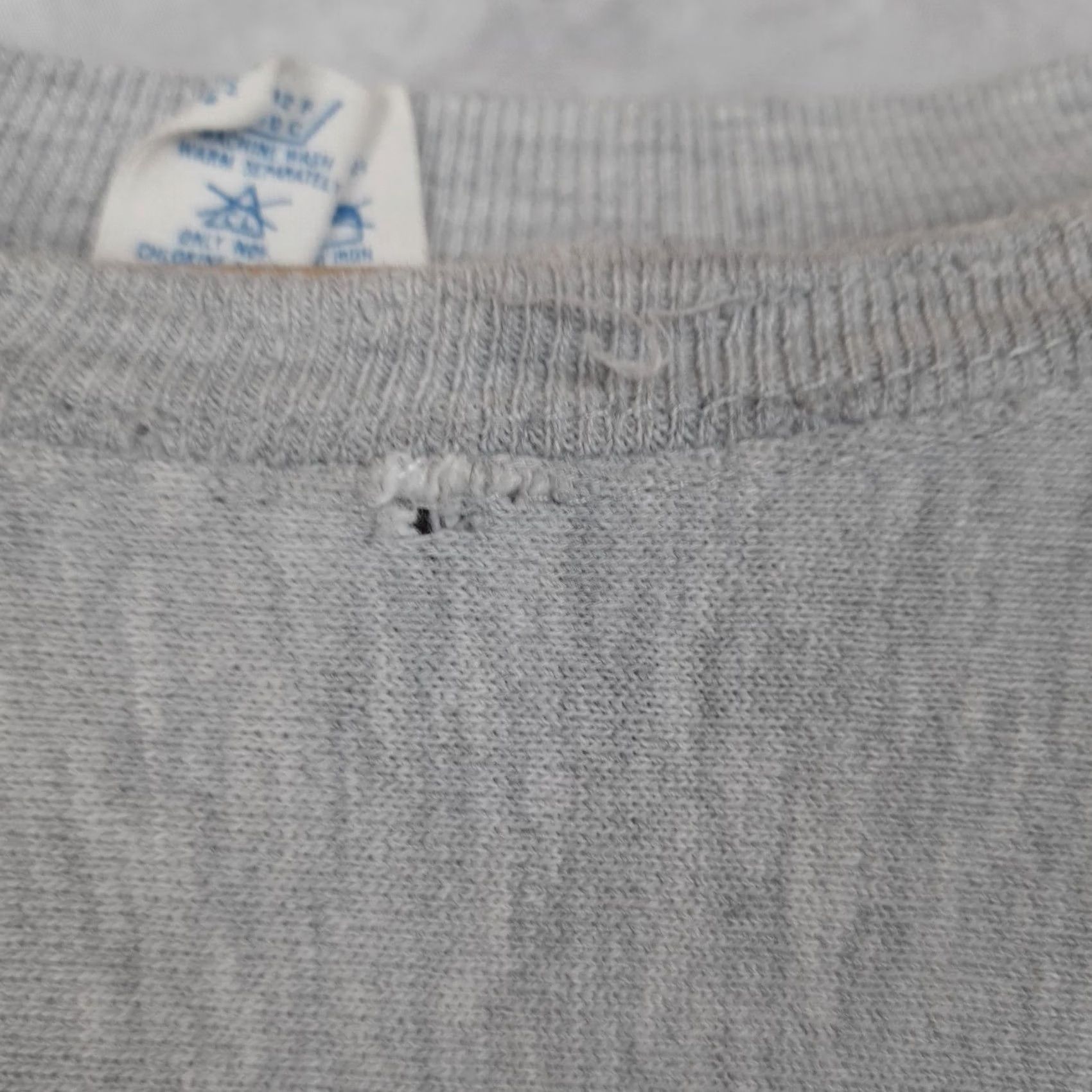 Champion VINTAGE Champion Reverse Weave Sweatshirt Mens XL Gray 80s Warmup USA Crew Neck Long Sleeve Size US XL / EU 56 / 4 - 2 Thumbnail