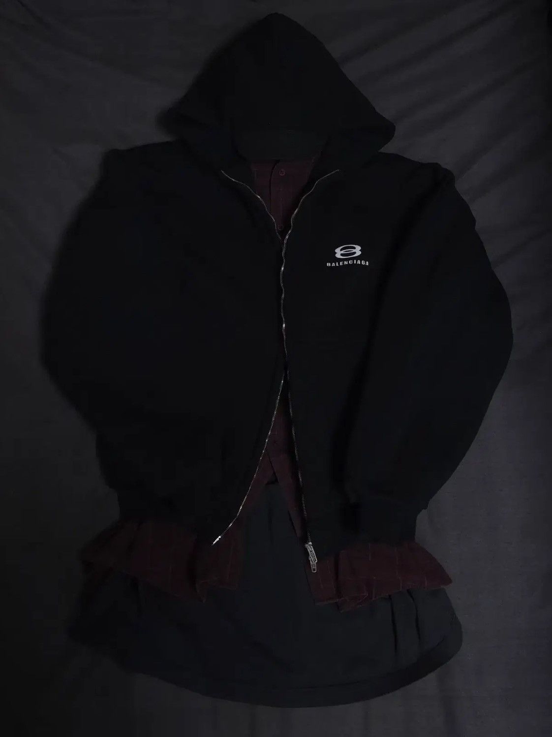 Balenciaga Balenciaga Unity Sports Icon Multi Layered Shirt Hoodie Size US M / EU 48-50 / 2 - 2 Thumbnail