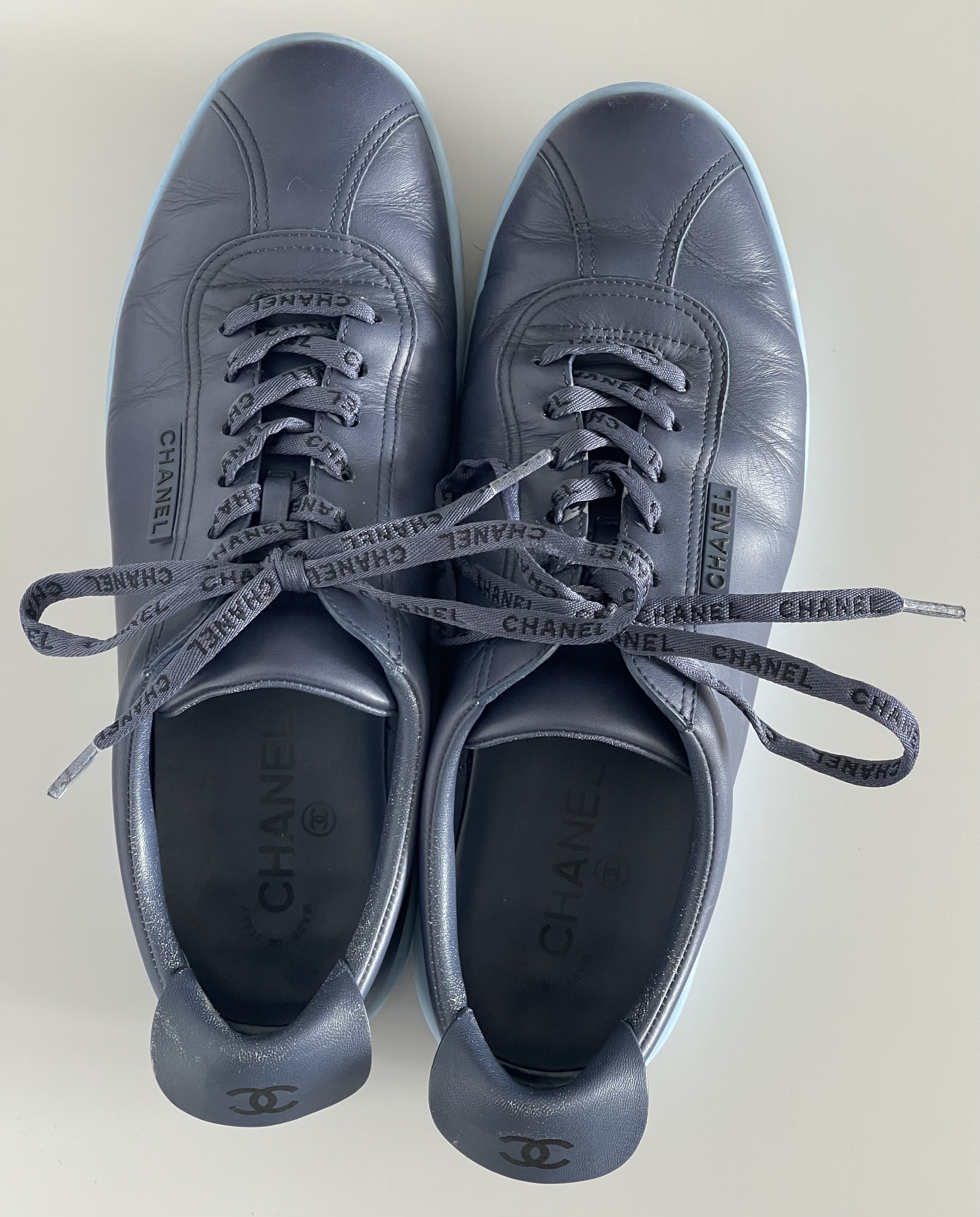Chanel CHANEL Weekender sneakers, navy/blue, size 41 Size US 8 / EU 41 - 4 Thumbnail