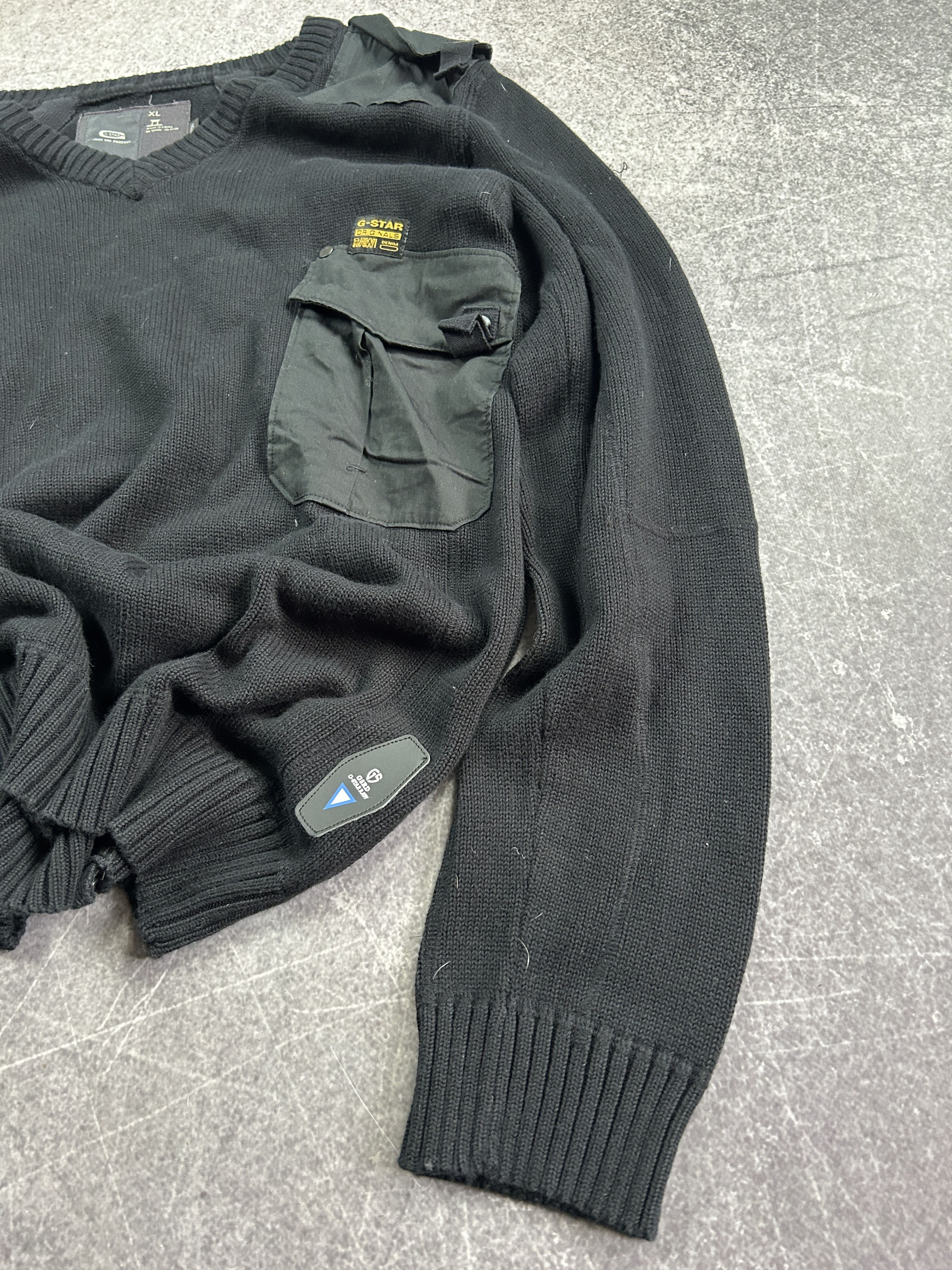 G-Star vtg streetwear japanese balenciaga LGB style cargo sweater Size US M / EU 48-50 / 2 - 4 Thumbnail