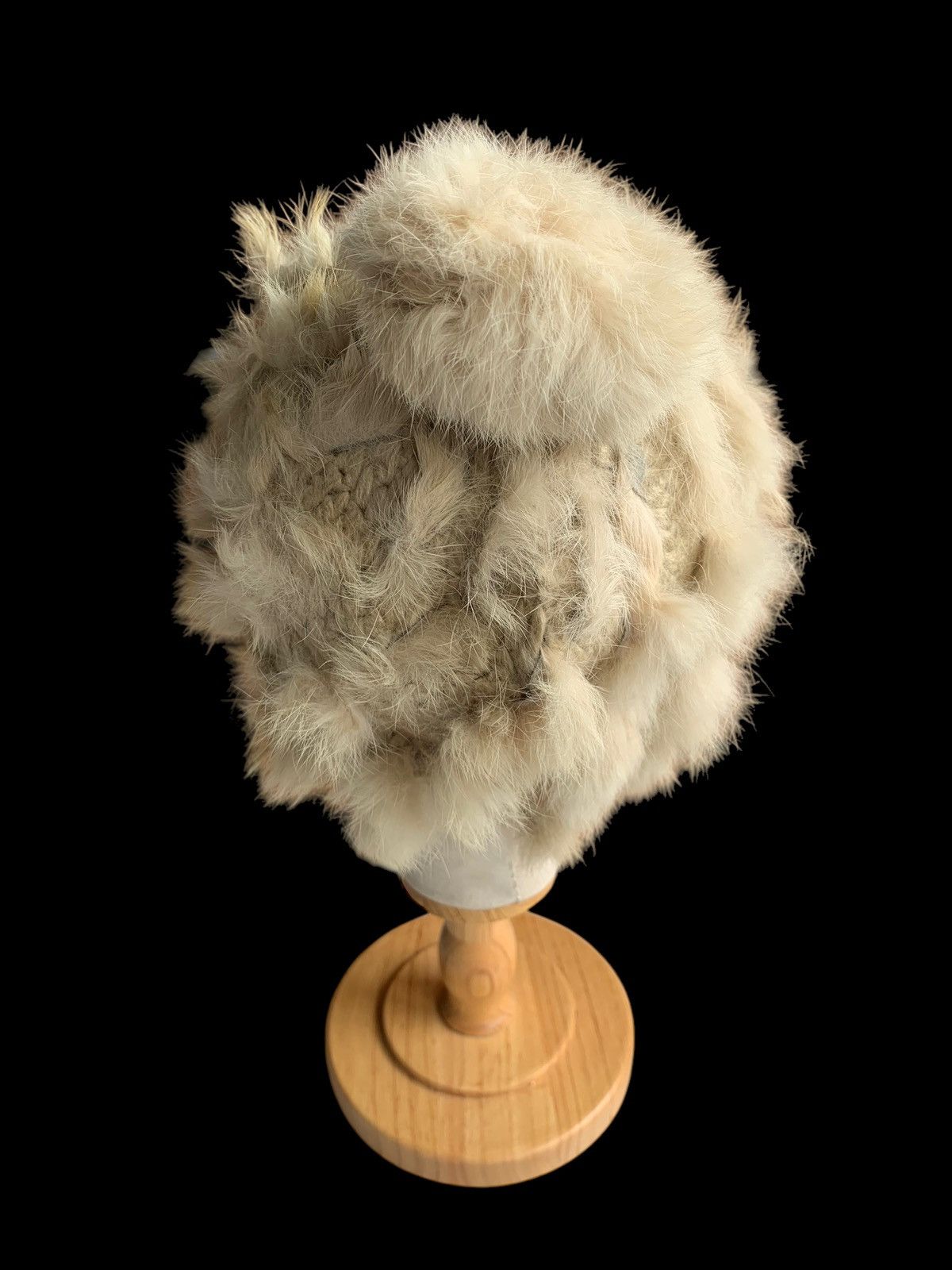 14th Addiction × Vintage KNITTED CROCHET FUR PUNK STYLE WINTER SESSIONS HATS☠️ Size ONE SIZE - 5 Thumbnail