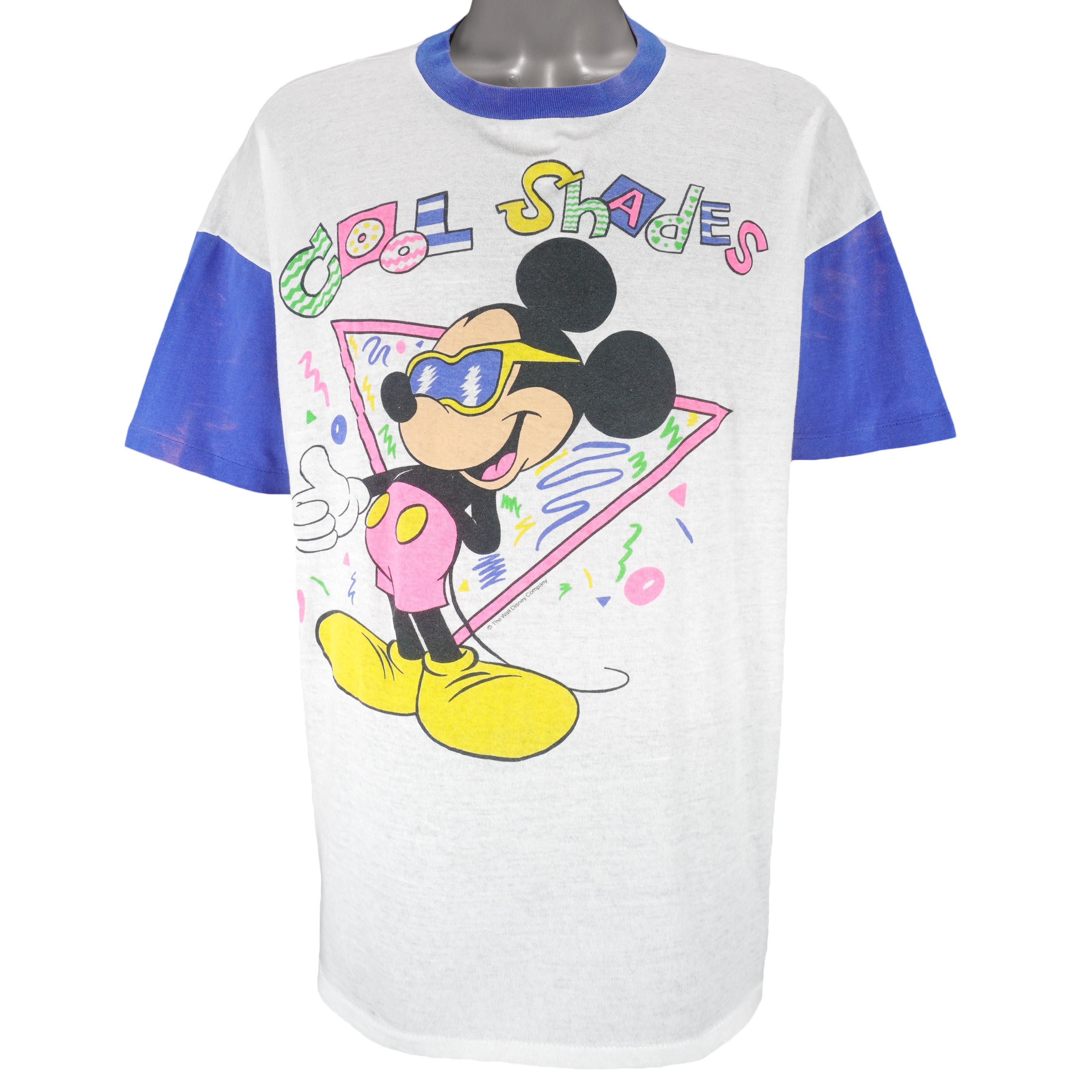 Disney Vintage - Mickey Mouse Cool Shades T-Shirt 1990s Size US XL / EU 56 / 4 - 1 Thumbnail