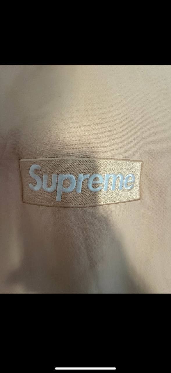 Supreme Sweatshirt Boxlogo Peach Size US L / EU 52-54 / 3 - 4 Thumbnail