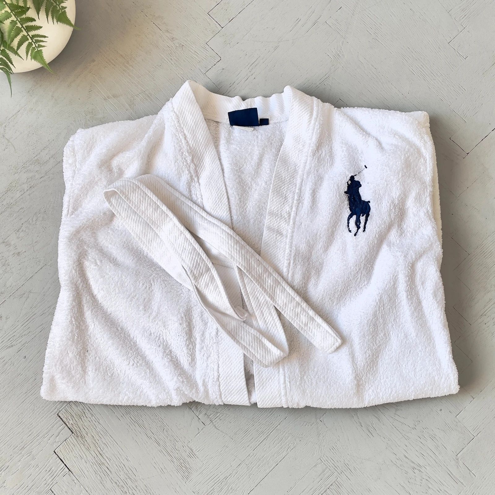 Polo Ralph Lauren Polo Ralph Lauren Cotton Bath Robe Dressing Gowne Size US S / EU 44-46 / 1 - 11 Thumbnail