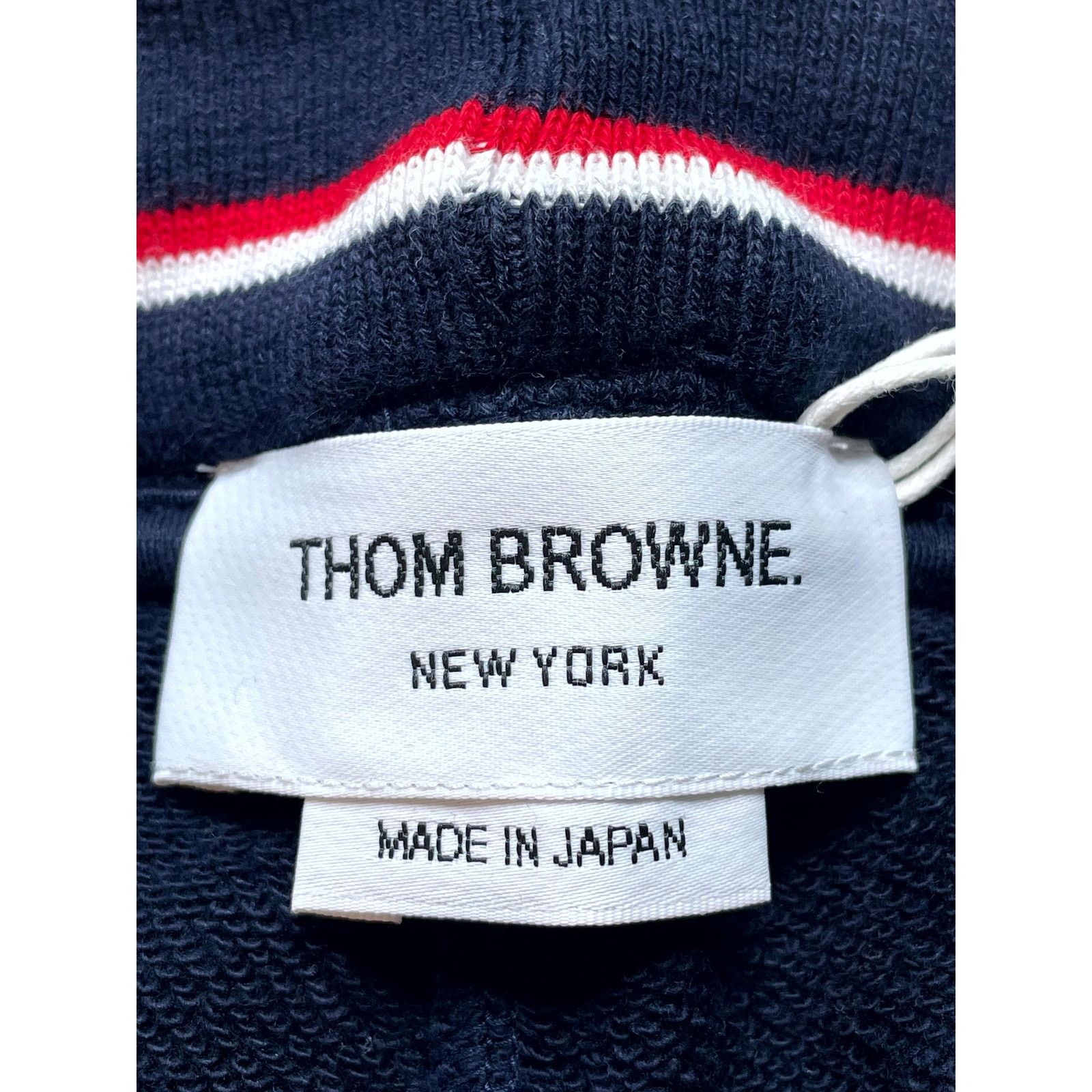 Thom Browne Thom Browne Stripe Sweat Navy & White Shorts Size US 32 / EU 48 - 4 Thumbnail