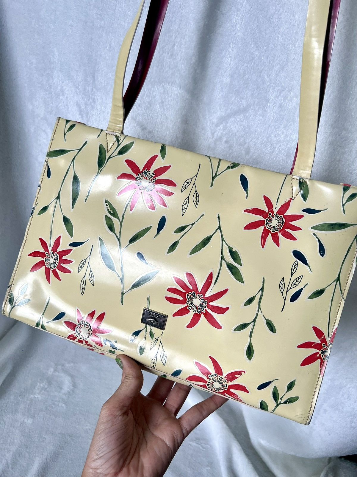Moschino Moschino Shoulder Handbag – Painted Flowers Size ONE SIZE - 16 Thumbnail
