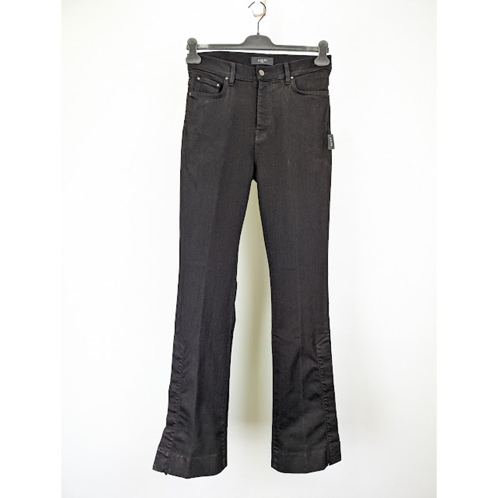 Amiri o1rshd1 Stacked Flare Jeans in Black OD Size US 30 / EU 46 - 1 Thumbnail