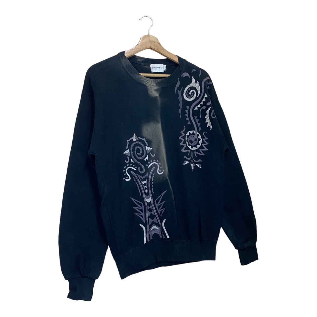 Japanese Brand Quinto Viale Gobangai Japanase Designer Big Logo Sweatshirt Size US M / EU 48-50 / 2 - 2 Thumbnail