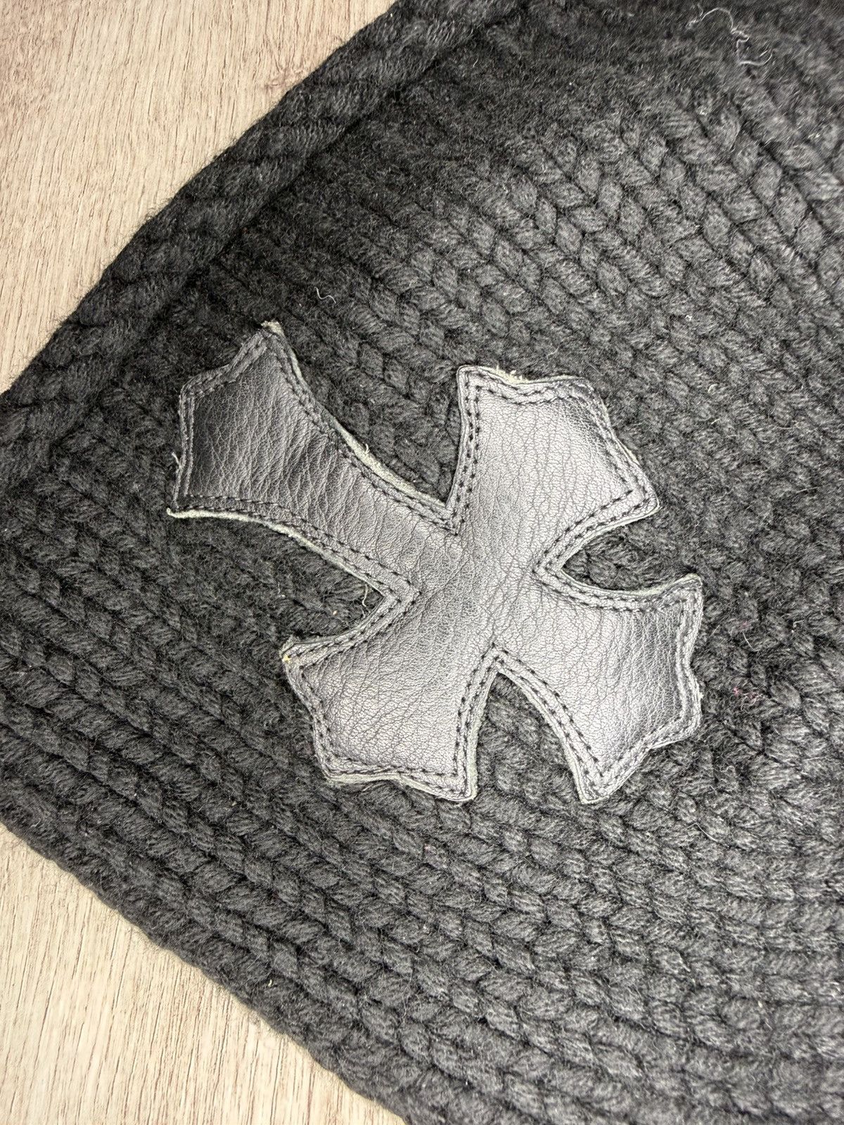 Chrome Hearts Vintage 1995 Chrome Hearts Cashmere Beanie • Silver Button Size ONE SIZE - 22 Thumbnail