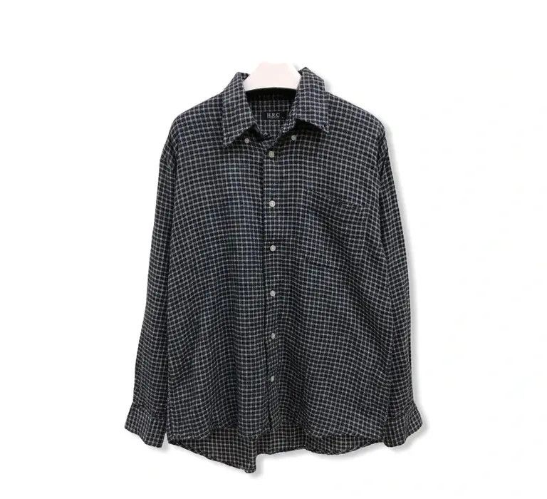 Flannel × Vintage Vintage H.R.C Plaid Tartan Flannel Shirt 👕 Size US M / EU 48-50 / 2 - 1 Thumbnail