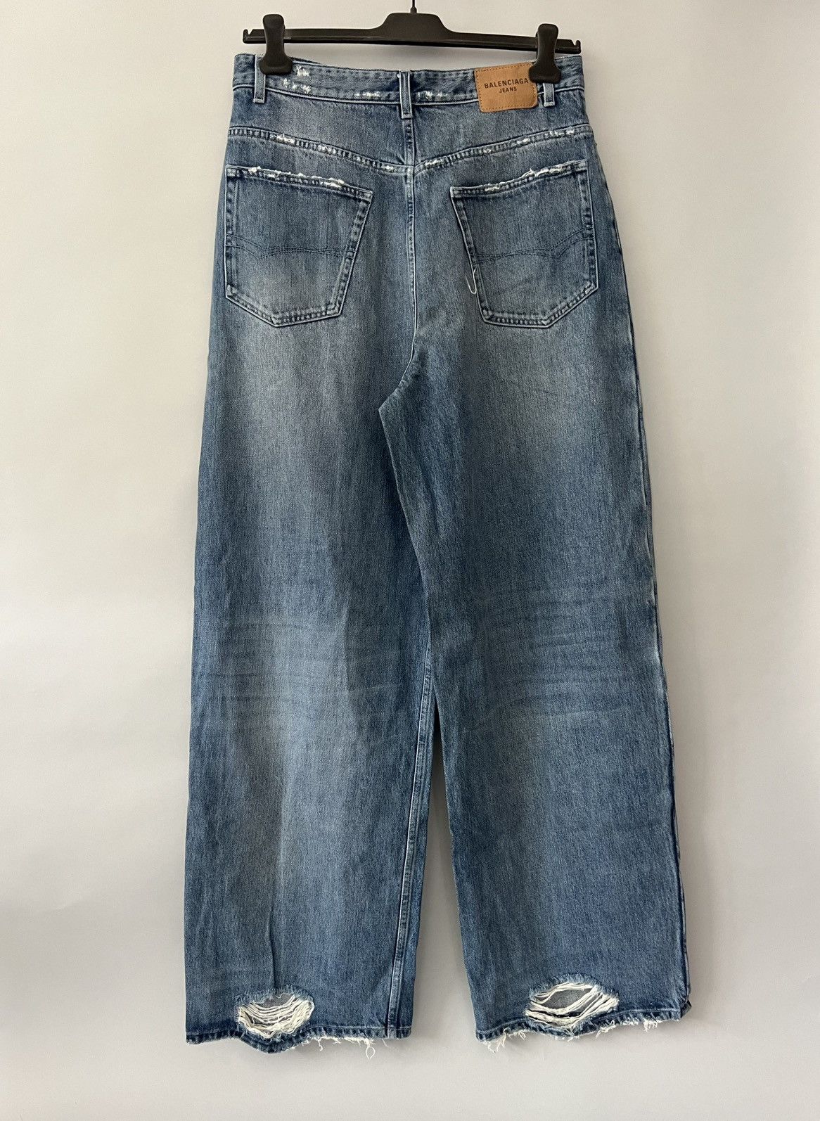 Balenciaga Balenciaga Baggy Wide Leg Skater Jeans Size US 32 / EU 48 - 2 Thumbnail