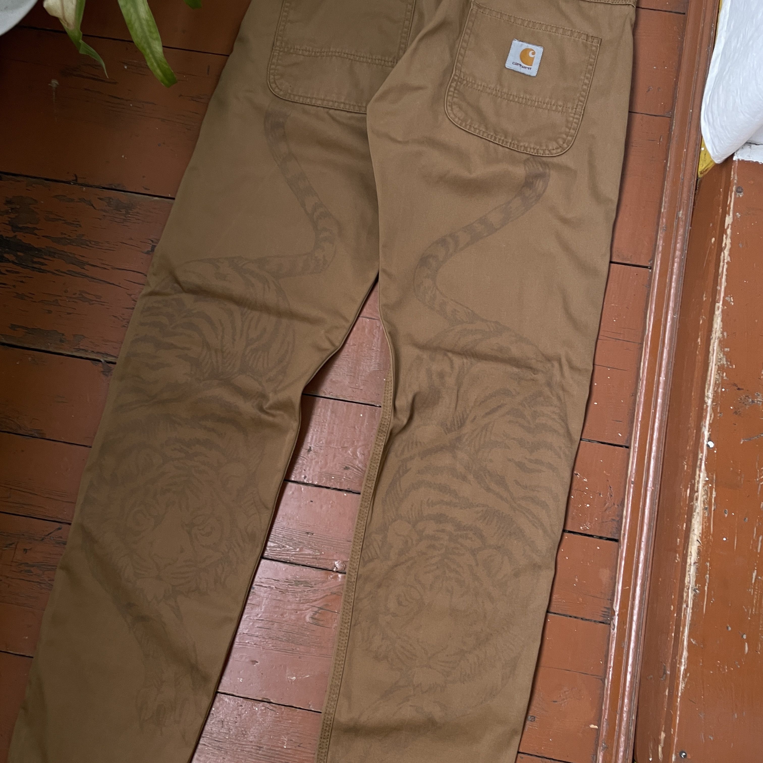 Carhartt Carhartt Custom Pants Tiger Animal y2k opium faded Size US 32 / EU 48 - 1 Thumbnail